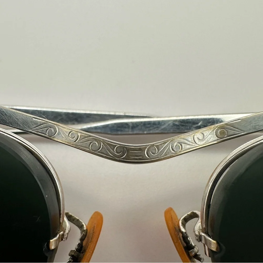 Vintage Bausch & Lomb 1/10 12K GF Rhinestone Eyeglasses w/ Prescription Lenses